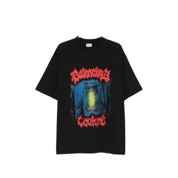 Balenciaga Black T-Shirts & Vests - T-Shirts Men